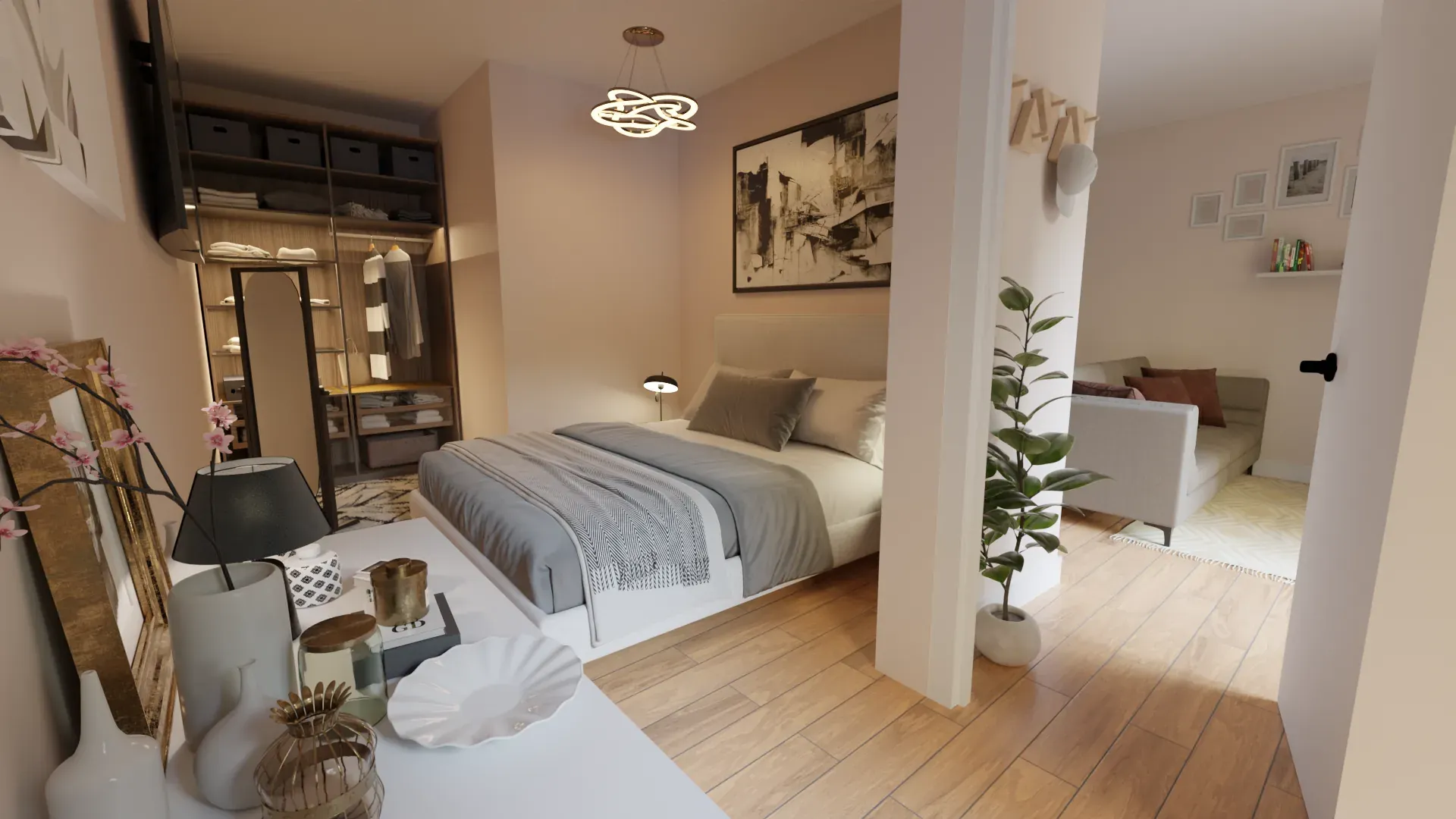 Innenraum, Schlafzimmer
